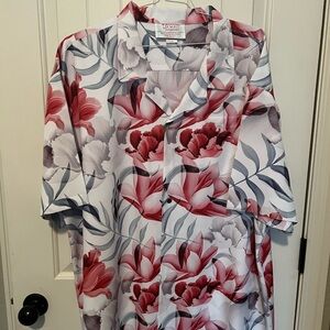Hawaii hangover Floral Short Sleeve Button-Up Shirt men’s sz xxl, 2xl or 3xl